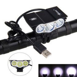 3XT6 - 5V USB - LED bicycle light - front lamp - waterproofLights
