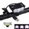 3XT6 - 5V USB - LED bicycle light - front lamp - waterproofLights