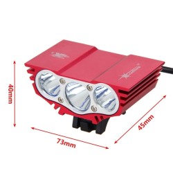 3XT6 - 5V USB - LED bicycle light - front lamp - waterproofLights