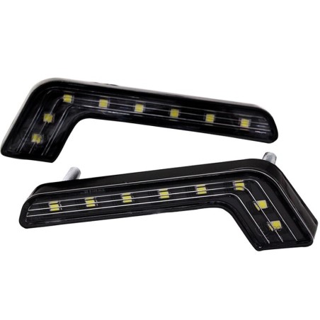 Car L-type DRL lights - super bright - on/off function - waterproof - LED - 2 piecesDaytime Running Lights (DRL)