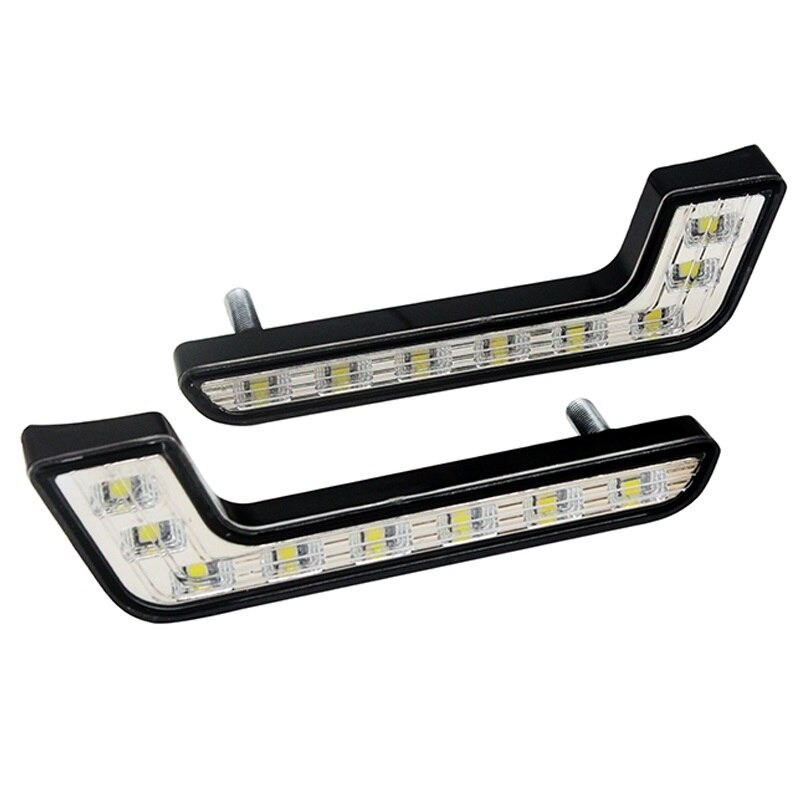 Car L-type DRL lights - super bright - on/off function - waterproof - LED - 2 piecesDaytime Running Lights (DRL)