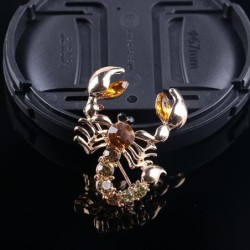Crystal scorpion broochBrooches
