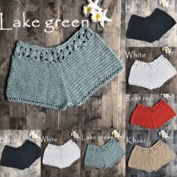 Sexy crochet mini shortsLingerie