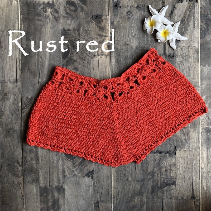 Sexy crochet mini shortsLingerie