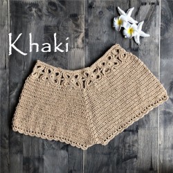 Sexy crochet mini shortsLingerie