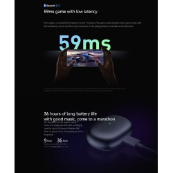Xiaomi Redmi Buds 4 Pro - wireless TWS earphones - Bluetooth - noise cancelling - with microphoneEar- & Headphones
