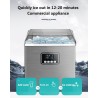 Automatic ice cubes maker - English panel - 25 kgs / 24HBar supply