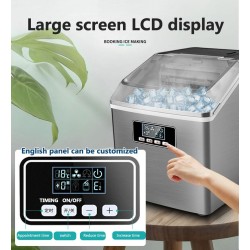 Automatic ice cubes maker - English panel - 25 kgs / 24HBar supply