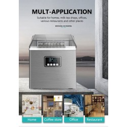 Automatic ice cubes maker - English panel - 25 kgs / 24HBar supply
