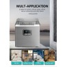Automatic ice cubes maker - English panel - 25 kgs / 24HBar supply