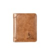 Fashionable wallet - credit card holder - anti theft RFID - foldable - genuine leatherWallets