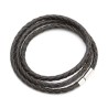 Genuine braided leather - bracelet with magnetic claspsBracelets