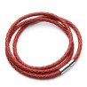 Genuine braided leather - bracelet with magnetic claspsBracelets