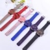 GENEVA - fashionable Quartz watch - Roman numerals - leather strapWatches