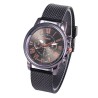 GENEVA - fashionable Quartz watch - Roman numerals - leather strapWatches