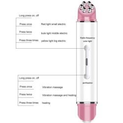 EMS eye massager - anti wrinkle - dark eye circles removal - hot compress - LED - USBMassage