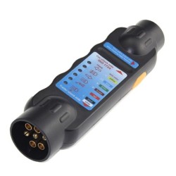 European 7 Pin trailer socket - plug - circuit tester - 12VDiagnosis