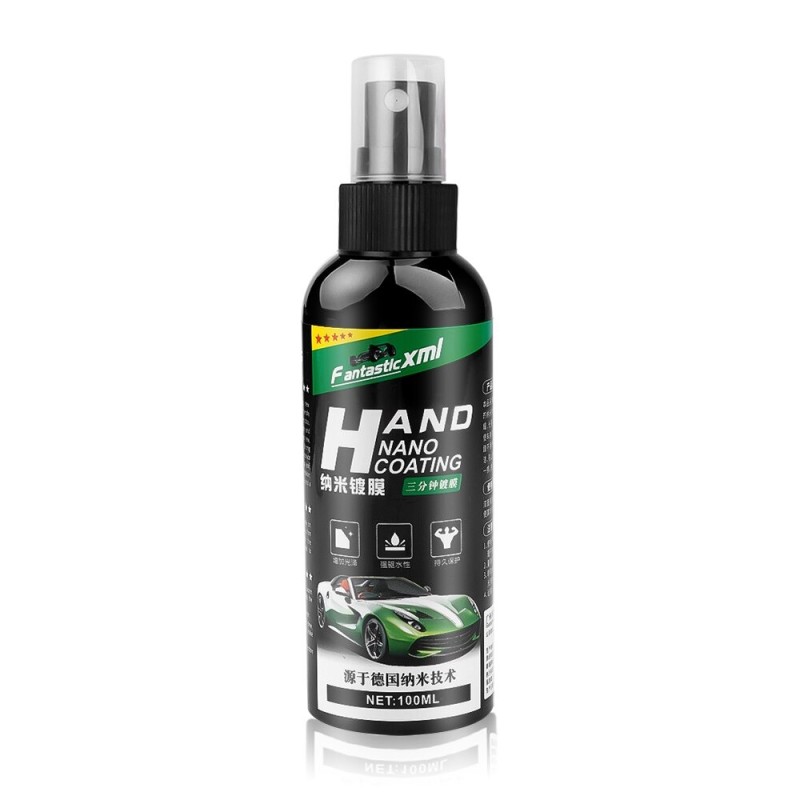 Car paint care spray - ceramic hydrophobic coating - crystal liquid - waterproof - 9HCar wash