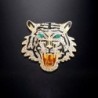 Roaring tiger crystal broochBrooches