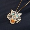Roaring tiger crystal broochBrooches
