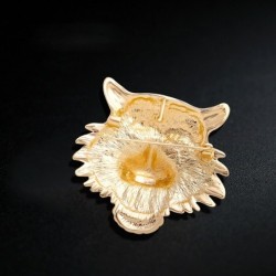 Roaring tiger crystal broochBrooches
