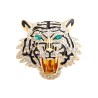 Roaring tiger crystal broochBrooches