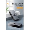 Baseus - 4K HD switcher - bidirectional adapter - splitter - converter - for PS4 TV Box PCSplitters