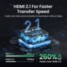 UGREEN - HDMI 2.1 splitter switch - 2 in 1 switcher - 4K - 8KHDMI switchers