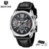 BENYAR - sports Quartz watch - waterproof - leather strapWatches