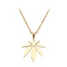 Maple leaf pendant - stainless steel necklaceNecklaces