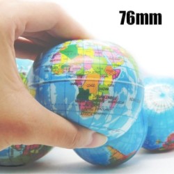 Foam ball with world map - stress relief toy - 76mmFidget Spinner
