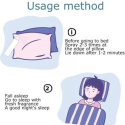 Lavender pillow spray - insomnia / stress / anxiety reliefMassage