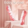 Silicone cosmetic denture - upper / lower bracesTeeth Whitening