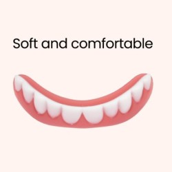Silicone cosmetic denture - upper / lower bracesTeeth Whitening