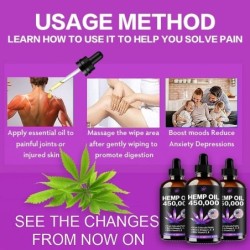 Body massage hemp oil - anti-anxiety - joints / muscle pain reliefMassage