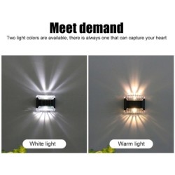 Solar garden wall lamp - up / down light - LED - waterproofSolar lighting