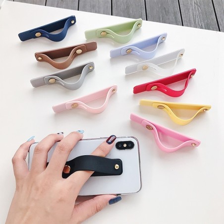 Universal phone holder - silicone wristband - finger ring grip - stickerHolders