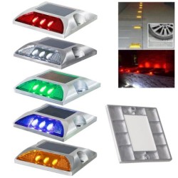 Solar LED reflector - road light- warning lamp - aluminumStreet lighting