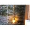 Industrial pipe - vintage wall lamp with hemp ropeWall lights