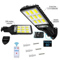 Solar street light - motion sensor - remote control - IP65 waterproof - LED - COBStreet lighting