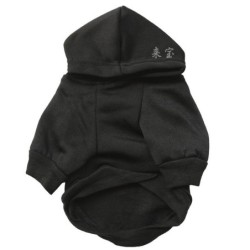 Warm hoodie - for dogs / cats - skull printed - KILLER letteringCats
