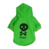 Warm hoodie - for dogs / cats - skull printed - KILLER letteringCats