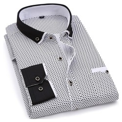 Classic long sleeve shirt - fashion print - Slim FitT-shirts