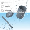 Kids silicone drinking cup - cold / hot water - with straw - leakproof - BPA free - solid colorBaby