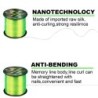 Nylon green fishing line - super strong - 500M - 23LB - 0.4Lines
