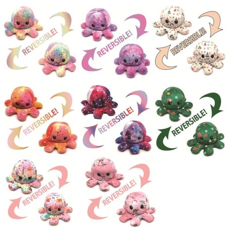 Reversible plush toy - christmas octopusCuddly toys