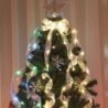 Embroidered LED ribbon - Christmas tree decoration - battery operatedChristmas