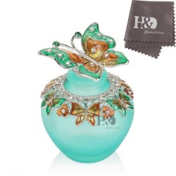 Vintage glass perfume bottle - crystal butterfly - 30mlPerfumes