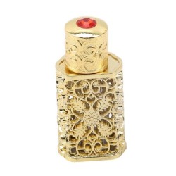 Retro metal perfume bottle - with crystal - Arabic style - 3mlPerfumes