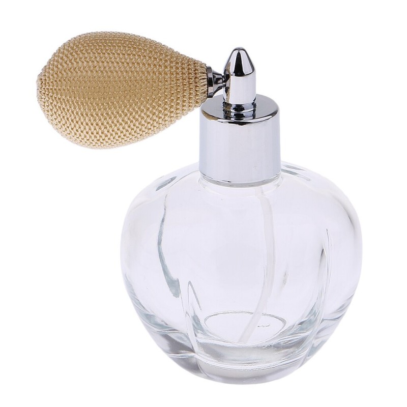 Transparent crystal perfume bottle - with atomizer - 100mlPerfumes